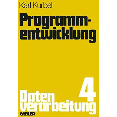 Programmentwicklung: Datenverarbeitung [Paperback]