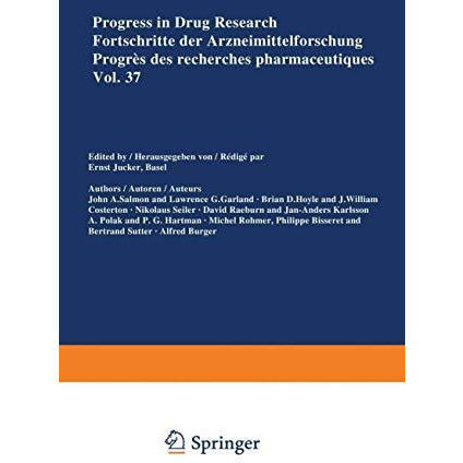 Progress in Drug Research / Fortschritte der Arzneimittelforschung / Progr?s des [Paperback]