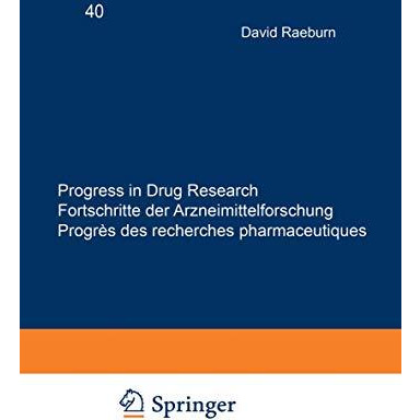 Progress in Drug Research / Fortschritte der Arzneimittelforschung / Progr?s des [Paperback]