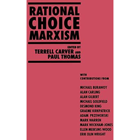 Rational Choice Marxism [Paperback]