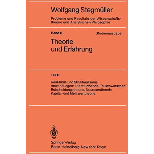 Realismus und Strukturalismus. Anwendungen: Literaturtheorie. Tauschwirtschaft.  [Paperback]