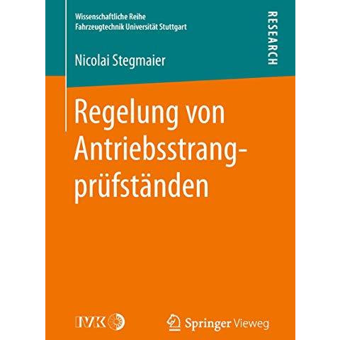 Regelung von Antriebsstrangpr?fst?nden [Paperback]