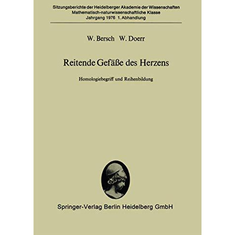 Reitende Gef??e des Herzens: Homologiebegriff und Reihenbildung [Paperback]