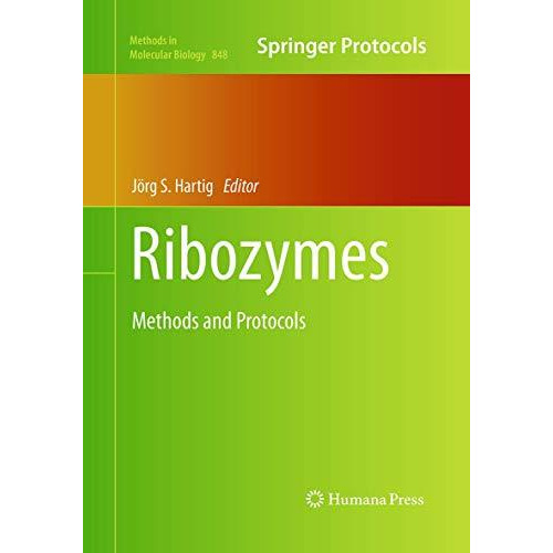 Ribozymes: Methods and Protocols [Paperback]