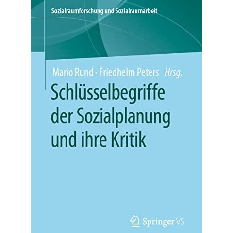 Schl?sselbegriffe der Sozialplanung und ihre Kritik [Paperback]