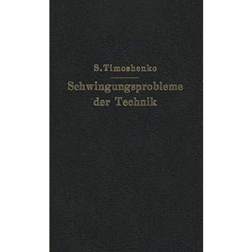 Schwingungsprobleme der Technik [Paperback]