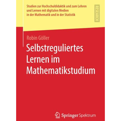 Selbstreguliertes Lernen im Mathematikstudium [Paperback]