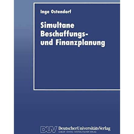 Simultane Beschaffungs- und Finanzplanung [Paperback]