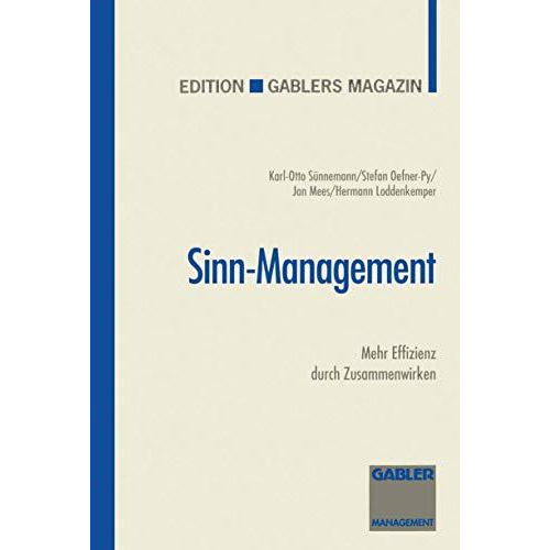 Sinn-Management: Mehr Effizienz durch Zusammenwirken [Paperback]