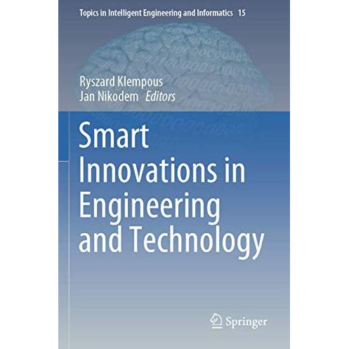 Smart Innovations in Engineering and Technology [Paperback]