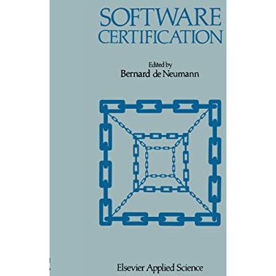 Software Certification [Hardcover]