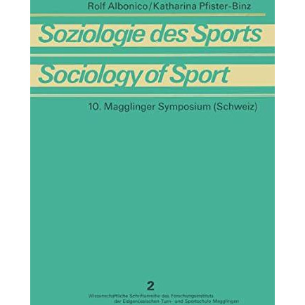 Soziologie des Sports / Sociology of Sport: Theoretische und methodische Grundla [Paperback]