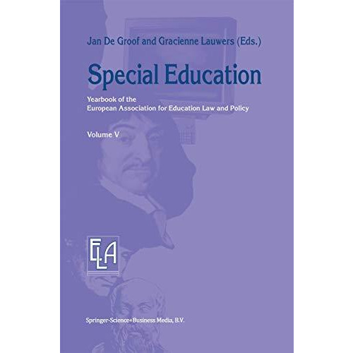 Special Education: Yearbook of the European Association for Education Law and Po [Paperback]