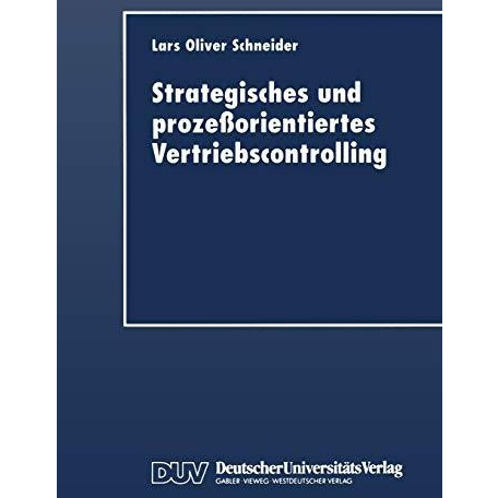 Strategisches und proze?orientiertes Vertriebscontrolling [Paperback]