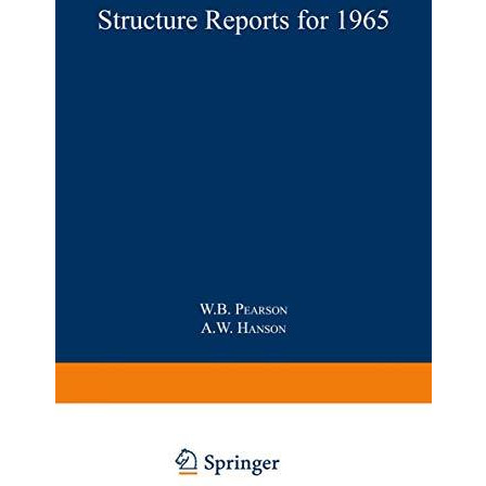 Structure Reports for 1965 [Paperback]