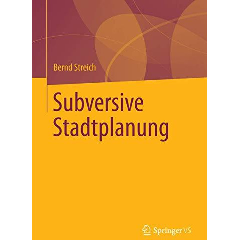 Subversive Stadtplanung [Paperback]