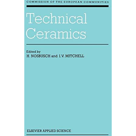 Technical Ceramics [Hardcover]