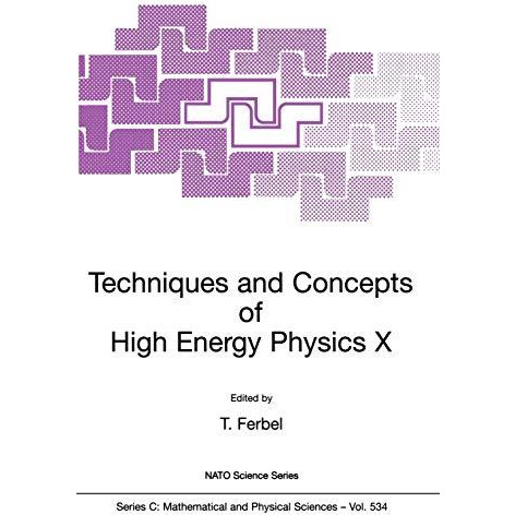 Techniques and Concepts of High Energy Physics X [Paperback]