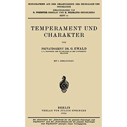 Temperament und Charakter [Paperback]