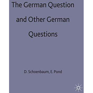 The German Question and Other German Questions [Hardcover]