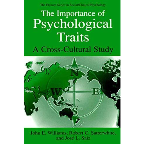 The Importance of Psychological Traits: A Cross-Cultural Study [Hardcover]