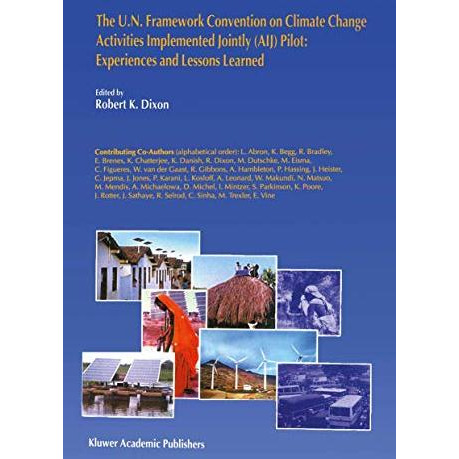 The U.N. Framework Convention on Climate Change Activities Implemented Jointly ( [Paperback]