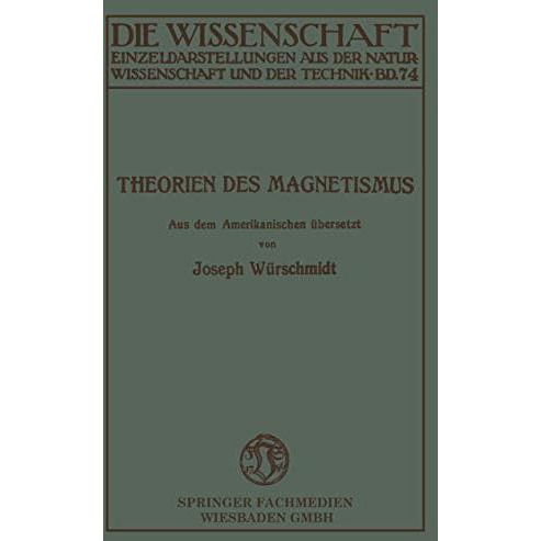 Theorien des Magnetismus [Paperback]