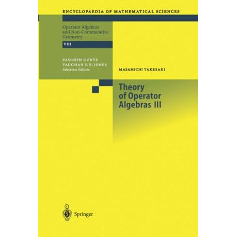 Theory of Operator Algebras III [Paperback]