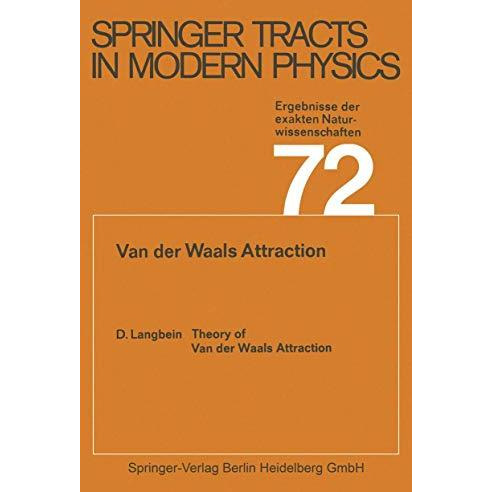 Theory of Van der Waals Attraction [Paperback]