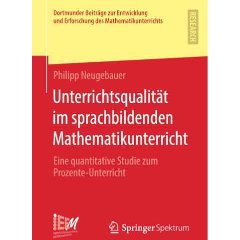 Unterrichtsqualit?t im sprachbildenden Mathematikunterricht: Eine quantitative S [Paperback]