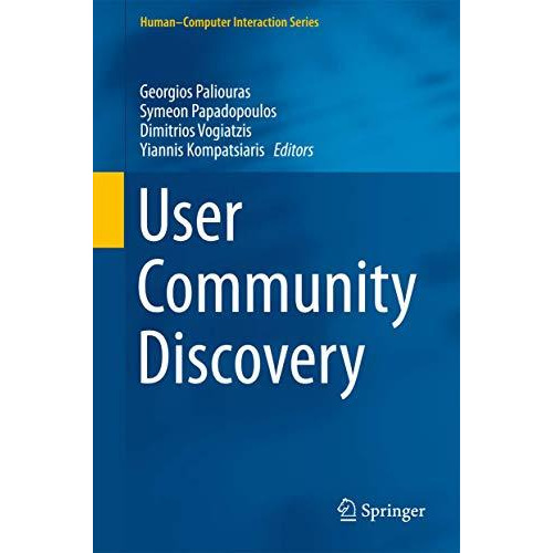 User Community Discovery [Hardcover]