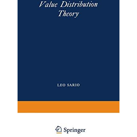 Value Distribution Theory [Paperback]