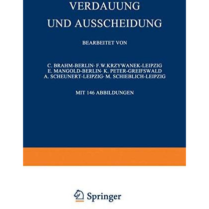 Verdauung und Ausscheidung [Paperback]