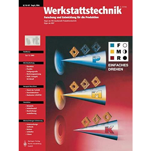 Werkstattstechnik: Forschung und Entwicklung f?r die Produktion [Paperback]