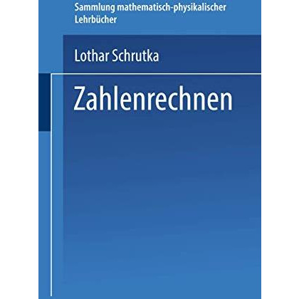 Zahlenrechnen [Paperback]