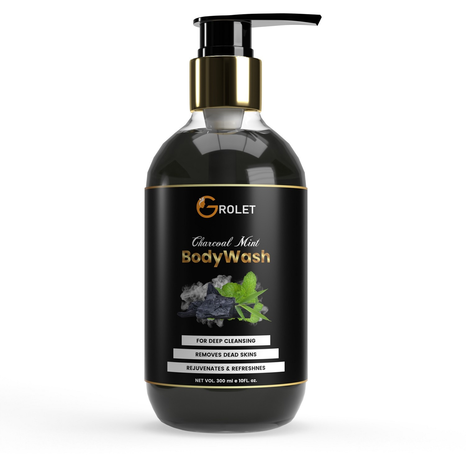 Grolet Deep Cleansing Charcoal Body Wash