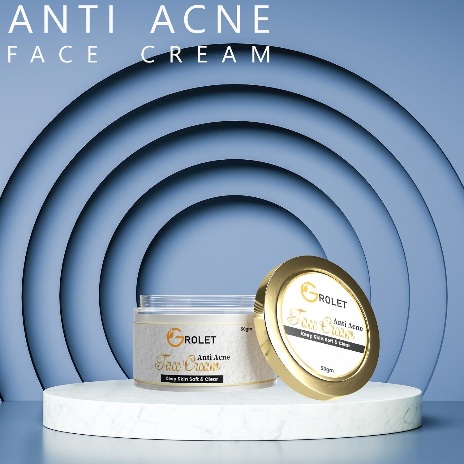 Grolet Organic Anti Acne Face Cream