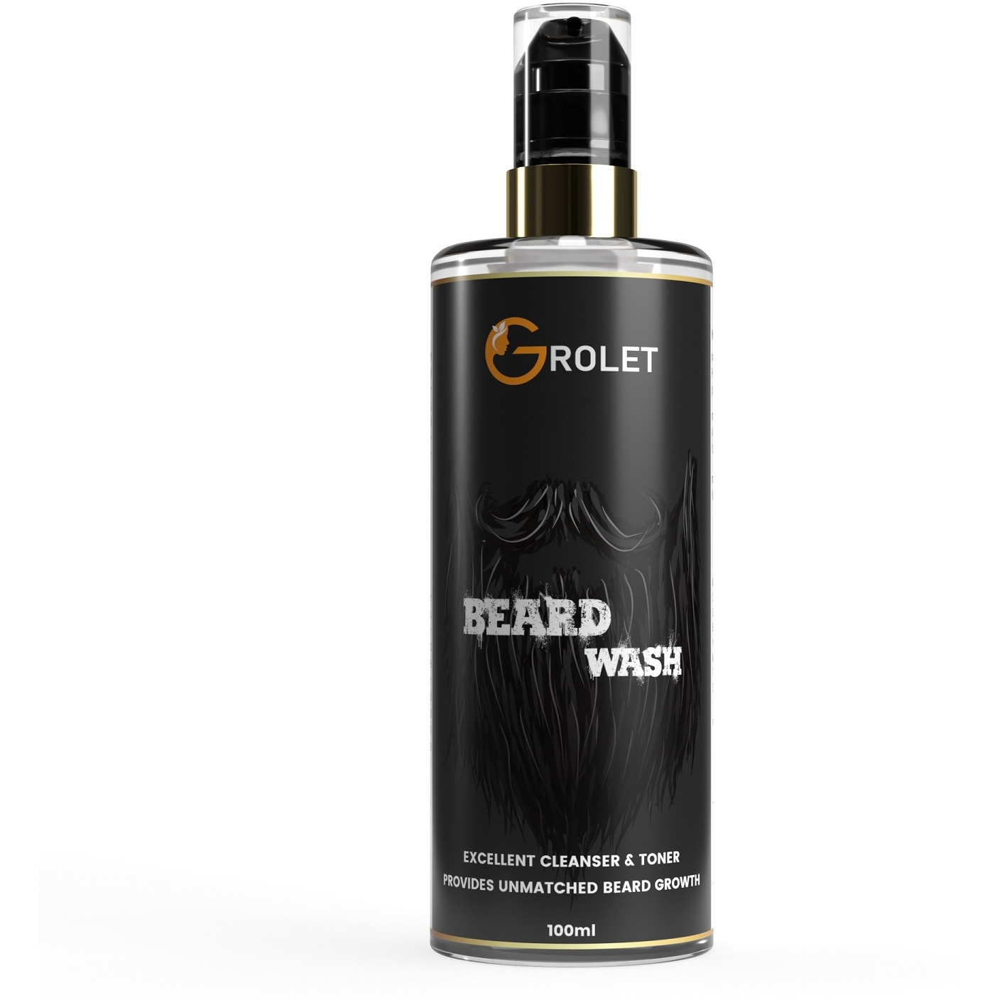 Grolet Men's Refreshing Beard Wash Shampoo