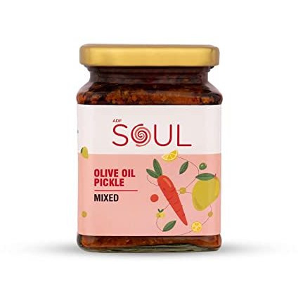 Soul Mixed Pickle in Olive Oil 275 Grams