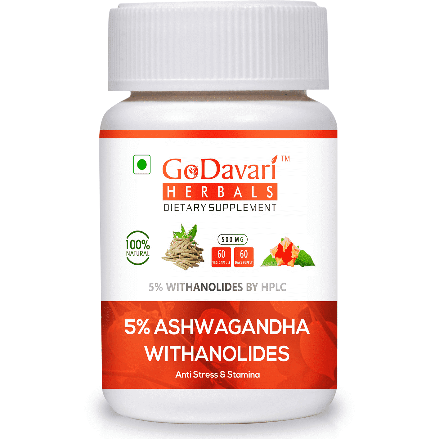 Ashagandha Capsule 5% Withanolides Extract