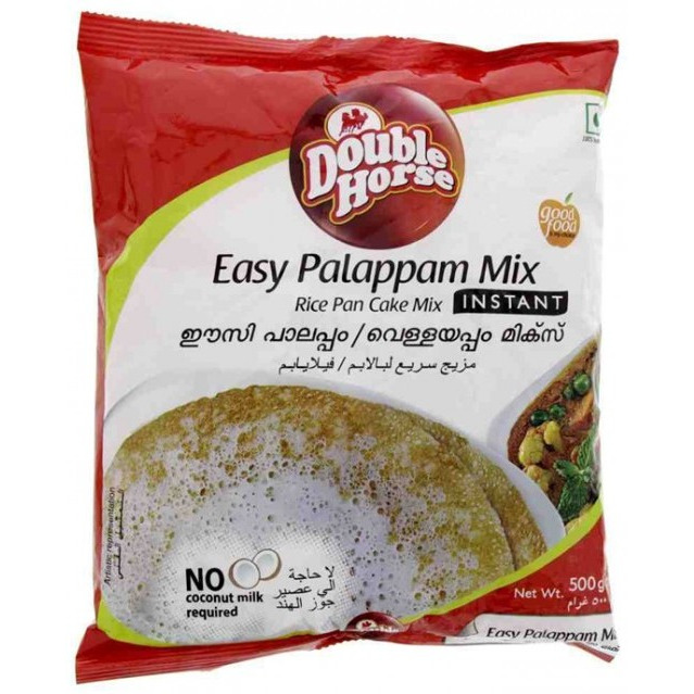 Case of 12 - Double Horse Easy Palappam Mix - 1 Kg (2.2 Lb)
