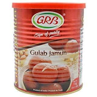 Case of 12 - Grb Gulab Jamun Can - 1 Kg (2.2 Lb)