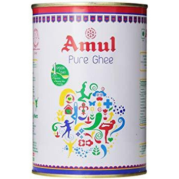 Case of 12 - Amul Pure Ghee - 1 L (33.8 Fl Oz)