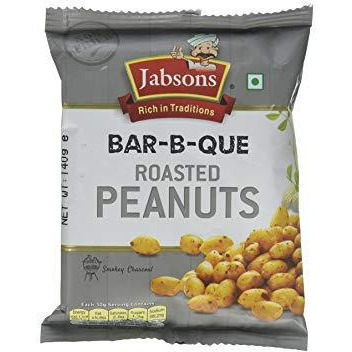 Case of 24 - Jabsons Bar B Que Roasted Peanuts - 140 Gm (4.94 Oz)