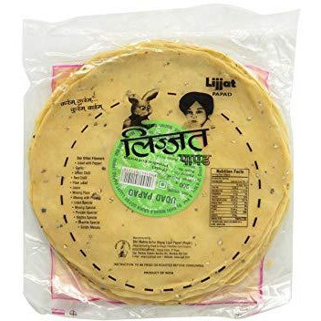 Lijjat Udad Papad - 200 Gm (7 Oz)