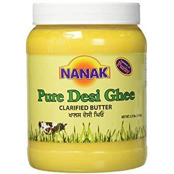 Nanak Pure Desi Ghee Jar - 3.5 Lb (56 Oz)