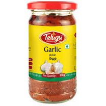 Case of 12 - Telugu Garlic Pickle With Garlic - 100 Gm (3.5 Oz) [50% Off]