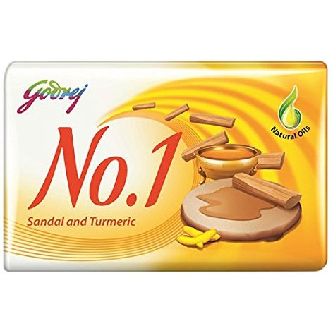 Godrej No. 1 Sandal Turmeric Soap - 100 Gm (3.5 Oz) [50% Off]