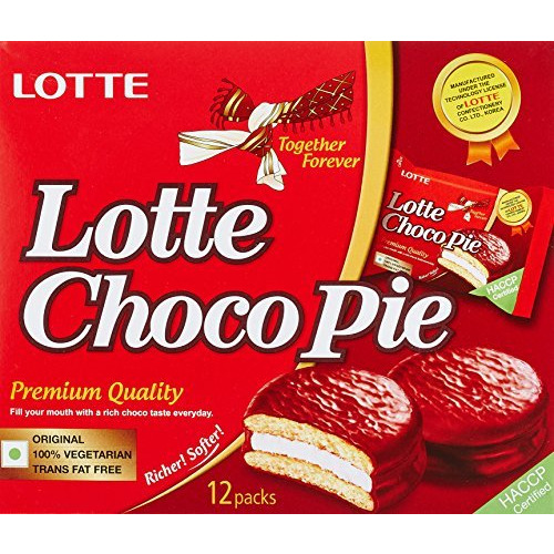 Case of 12 - Lotte Choco Pie - 336 Gm (11.5oz)