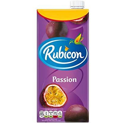 Case of 12 - Rubicon Passion Fruit Juice - 1 L (33.8 Fl Oz)